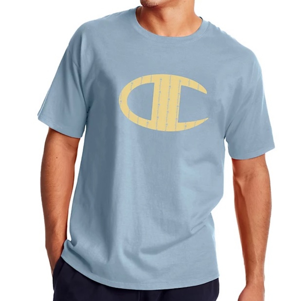 Men's Champion Graphic Fill Tee with Big C